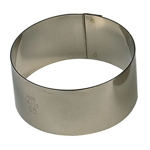 Ronde RVS koekjesvorm - Ø 40 mm