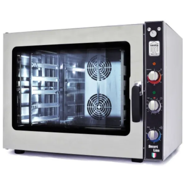 Professionele combisteamer met handbediening - 7 niveaus GN 1/1