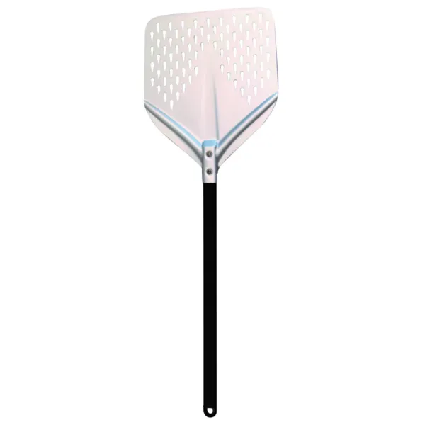 Brood- en pizzaschep geperforeerd aluminium - 90 x 30 cm